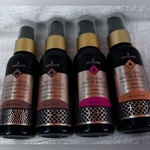 (4pc) Sensuva Personal Water based floored personal moisturizers  1.93oz each.